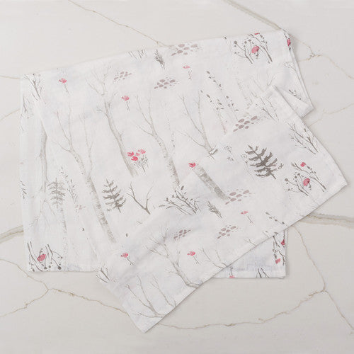 Baby Muslin Swaddle - Forest