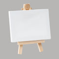 Mini Canvas and Wood Easel Set - Default Image