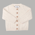Jake and Jill Beige 100% Cashmere Cardigan - Default Image
