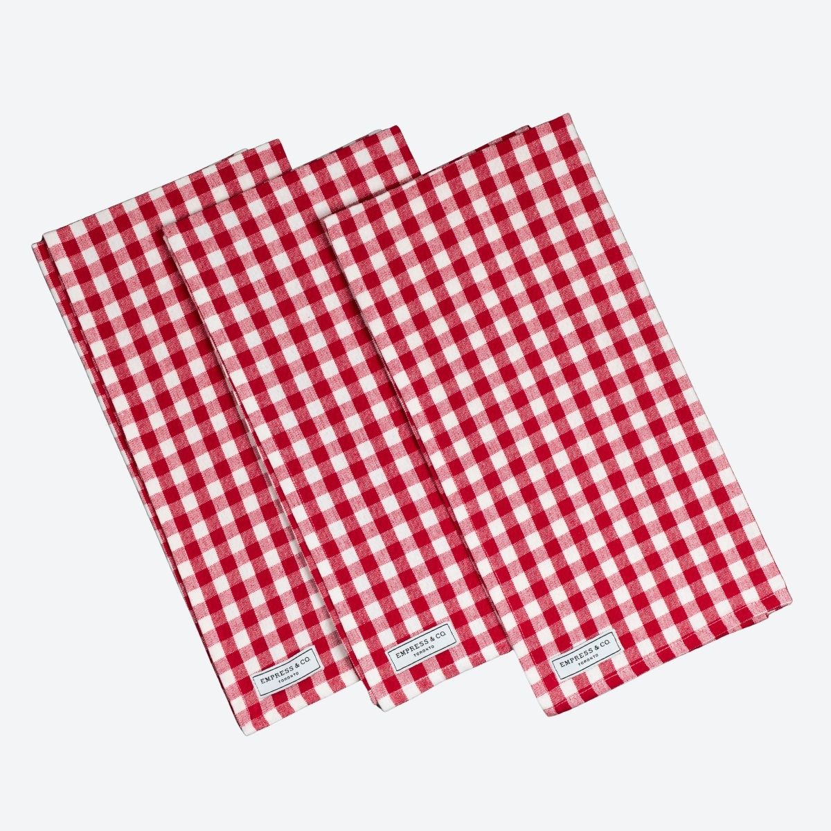 Red Gingham Kitchen Towel (Set of 3) - Default Image