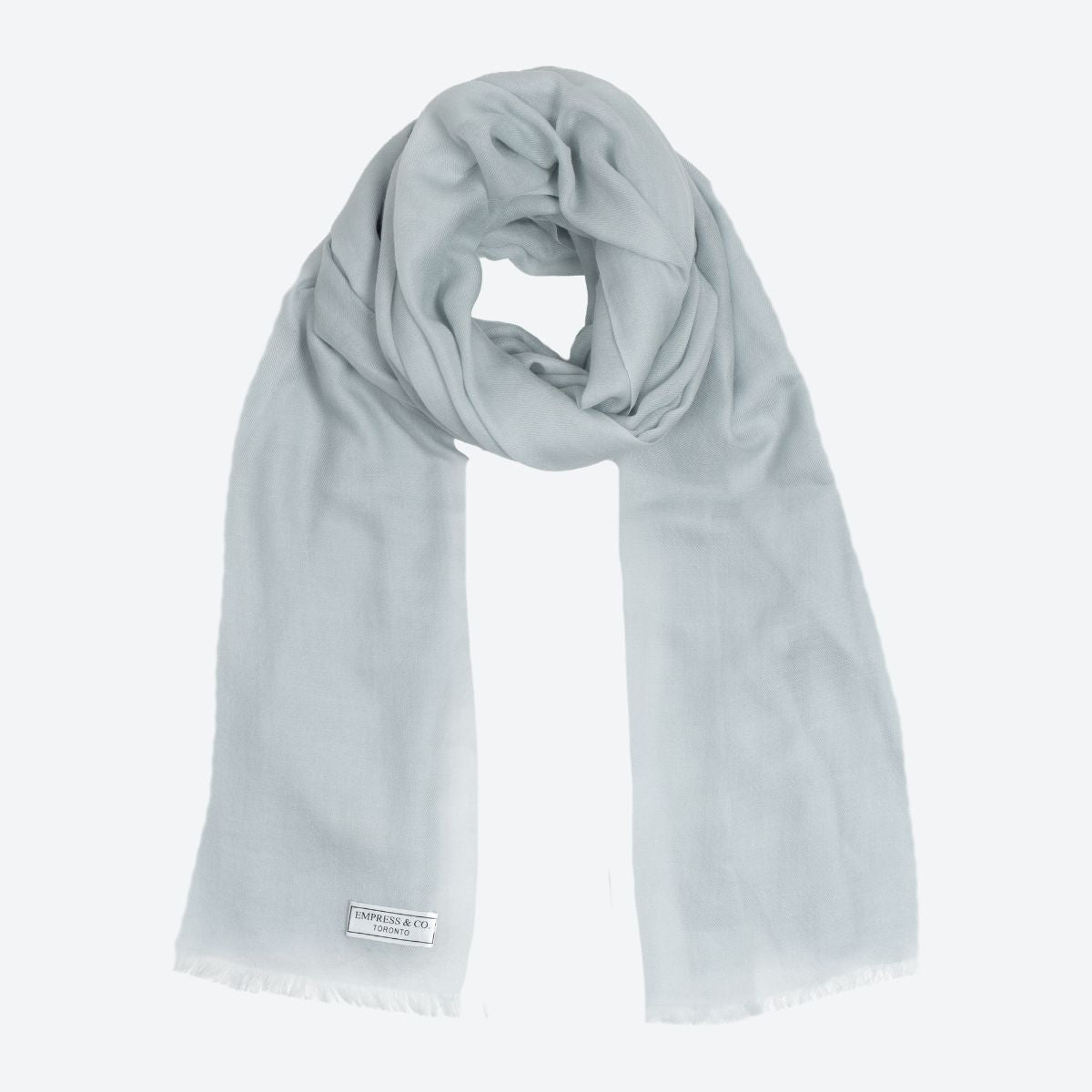 Grey Cashmere Scarf - Default Image