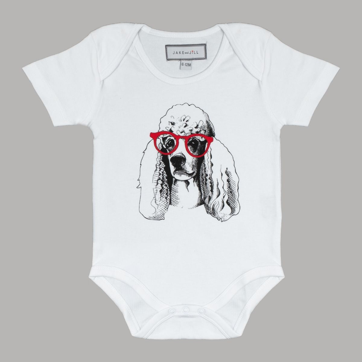 Poodle Onesie Right Facing (6-12M) - Default Image