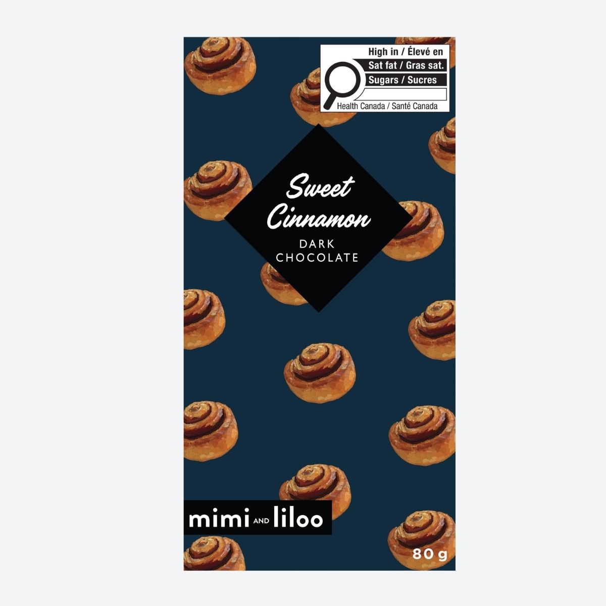 Sweet Cinnamon Chocolate Bar (80g) - Default Image