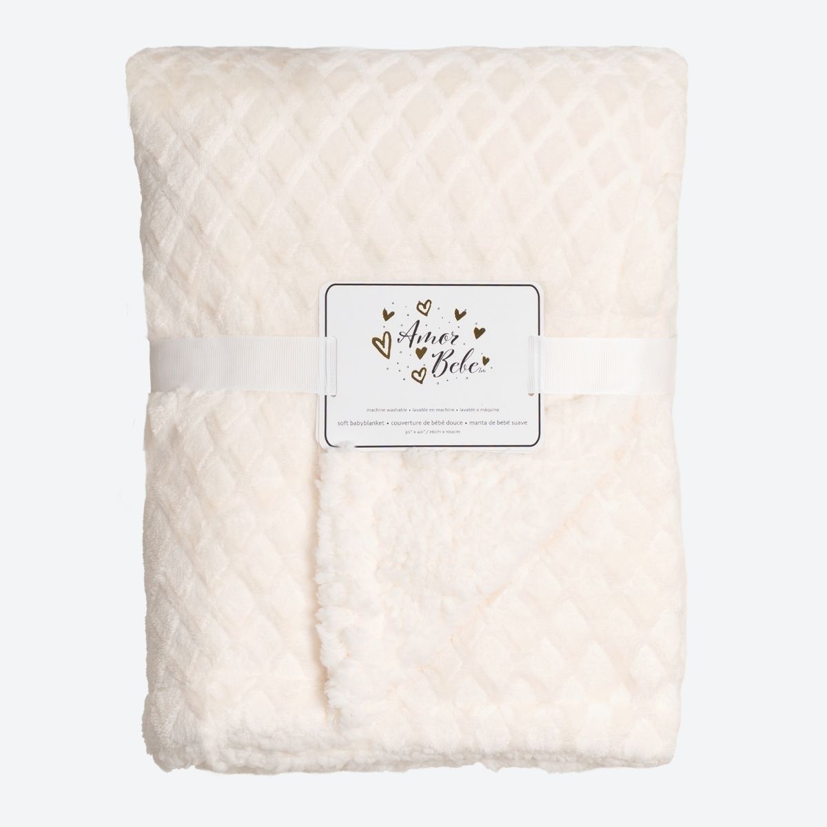 Amor Bebe Pink Baby Blanket - Default Image