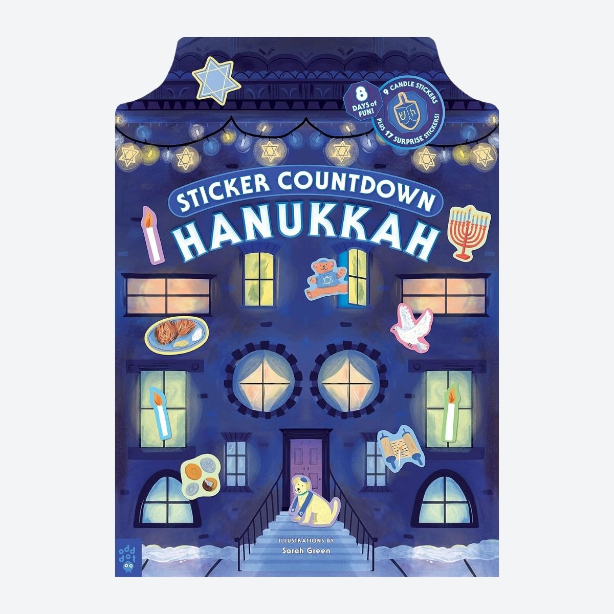 Hanukkah Sticker Countdown Book - Default Image