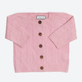 Jake and Jill Pink 100% Cashmere Cardigan - Default Image