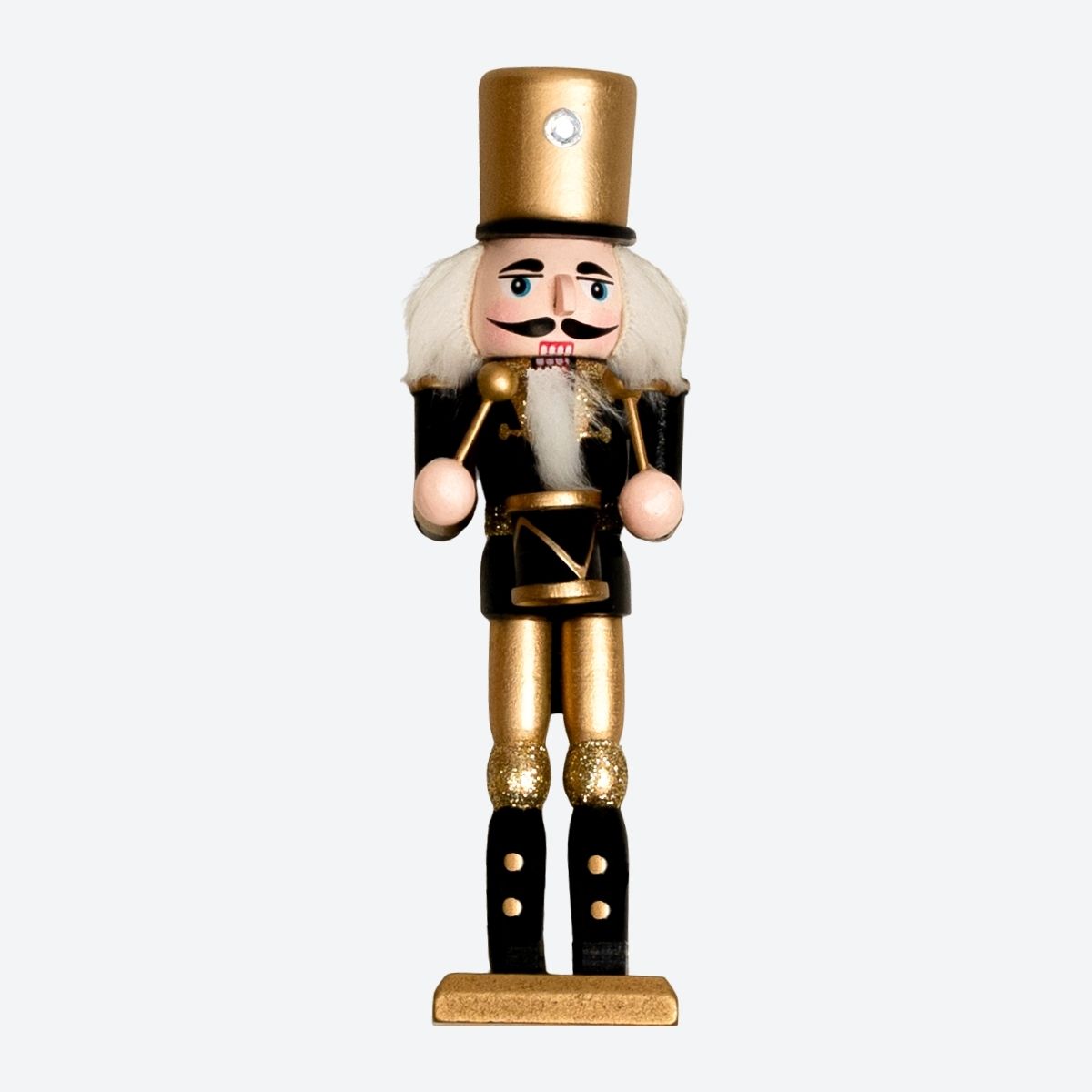 Black and Gold Nutcracker (4pk - 18cm) - Default Image