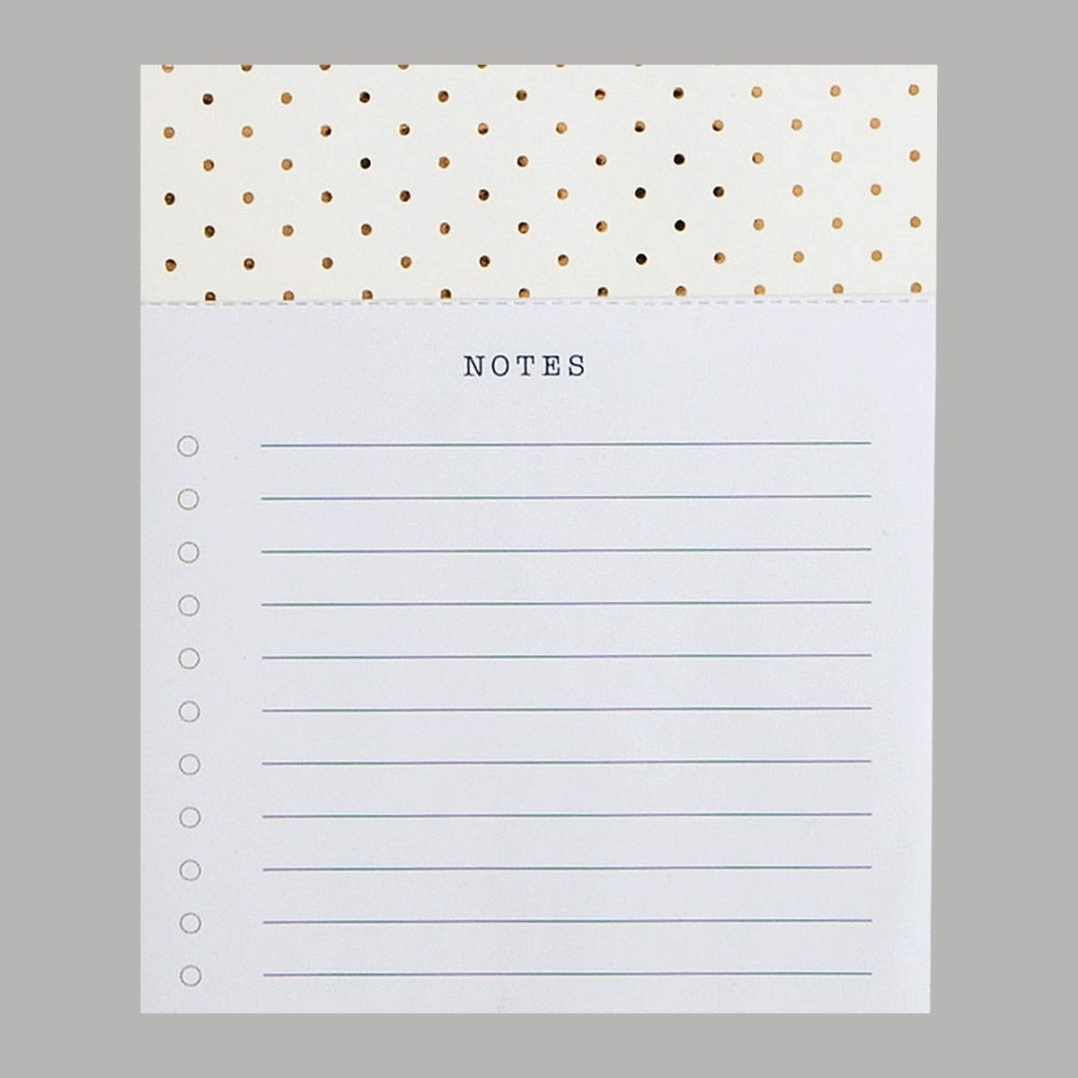 Gold Dots Jotter Notepad - Default Image