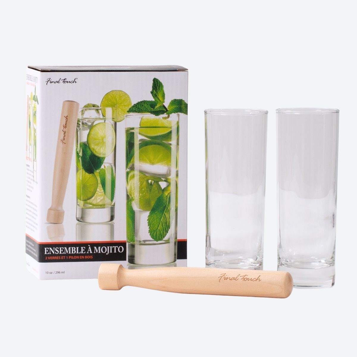 Mojito Glass & Muddler Set - Default Image