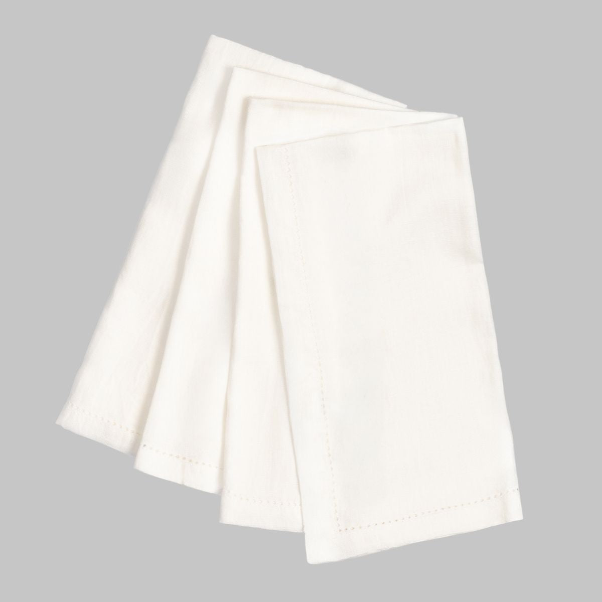 Ivory Washed Linen Napkin (Set of 4) - Default Image