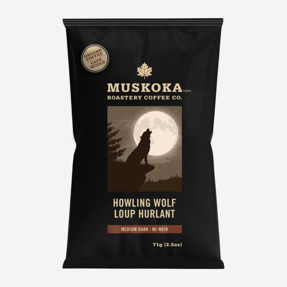 Howling Wolf Medium Dark Organic Coffee (71g) - Default Image
